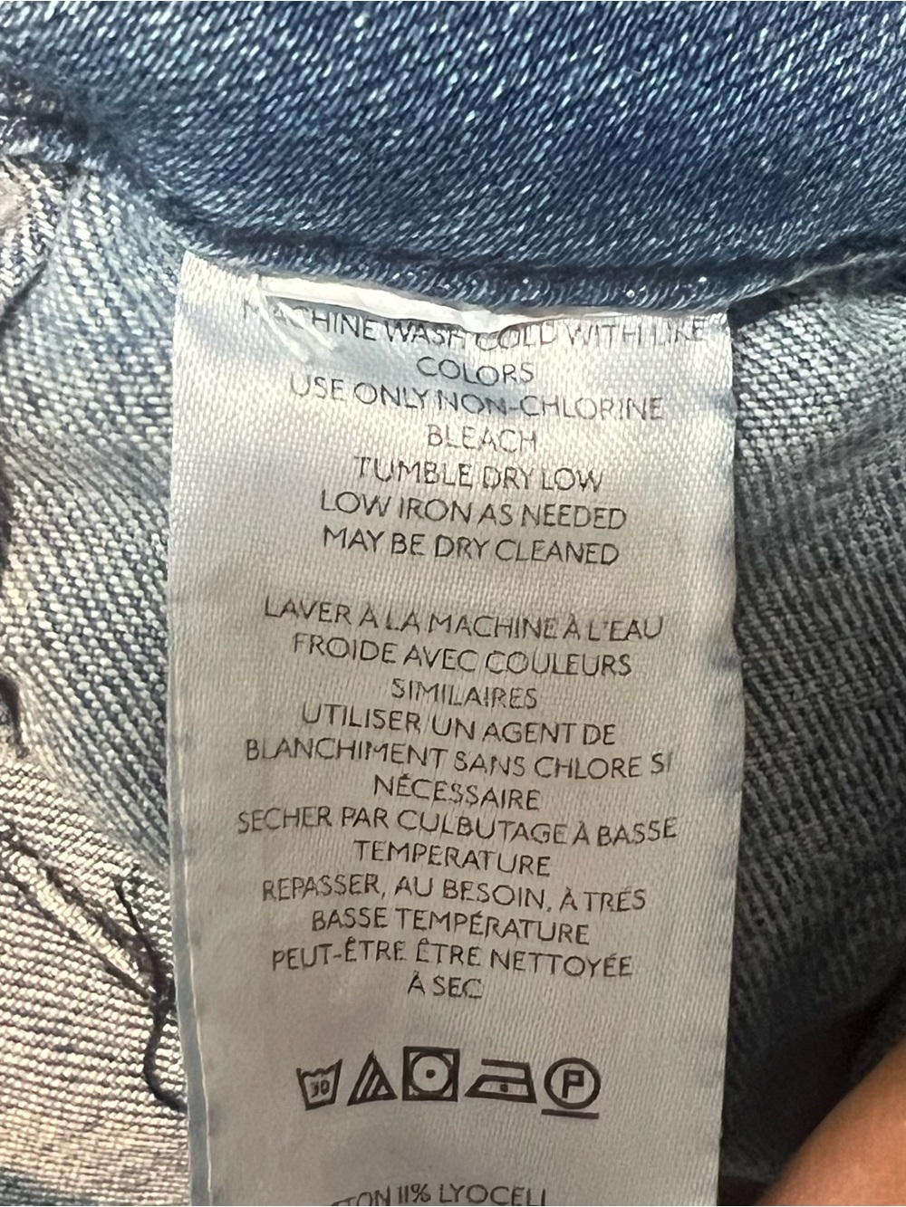 Anthropologie Maeve The Colette Cropped Wide-Leg Jeans Blue Denim Size 27 - Picture 5 of 13